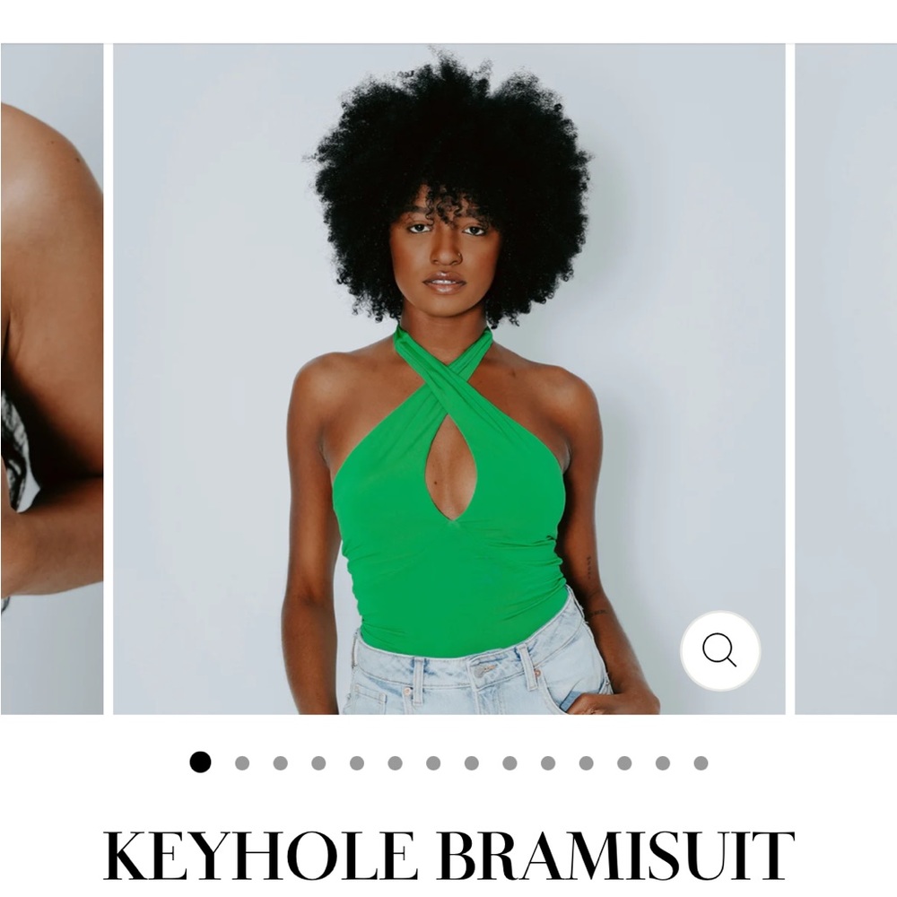 NWT Klassy Network keyhole bramisuit